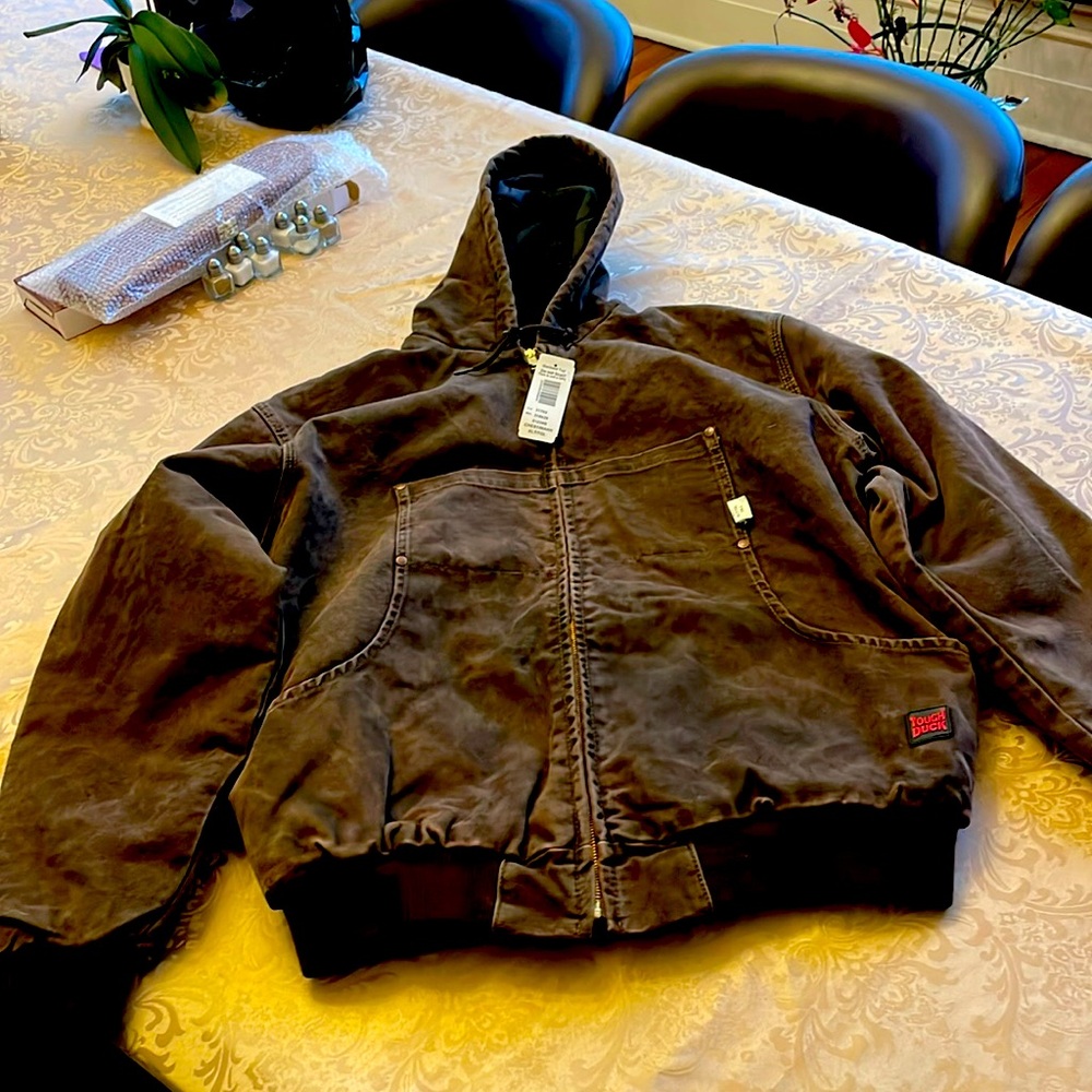 Tough Duck hooded bomber jacket